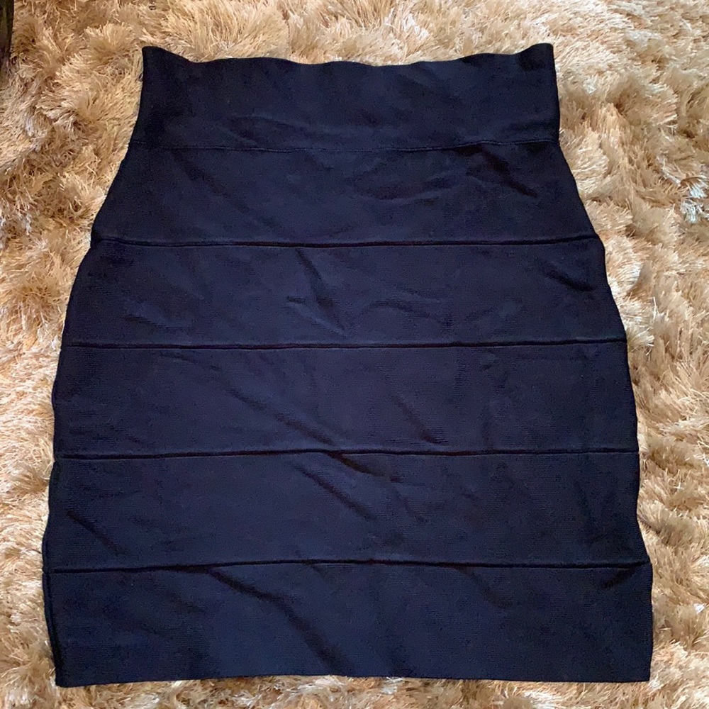 BCBG bandage wrap mini skirt